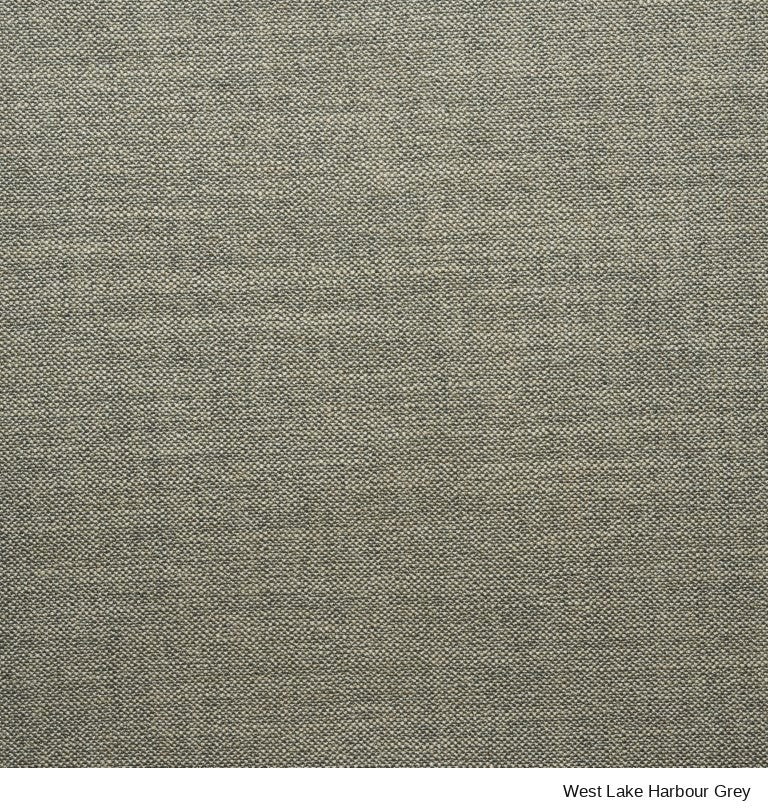 Material Swatches in fine-textured West Lake Harbour Grey woven fabric from the Danish Collection.