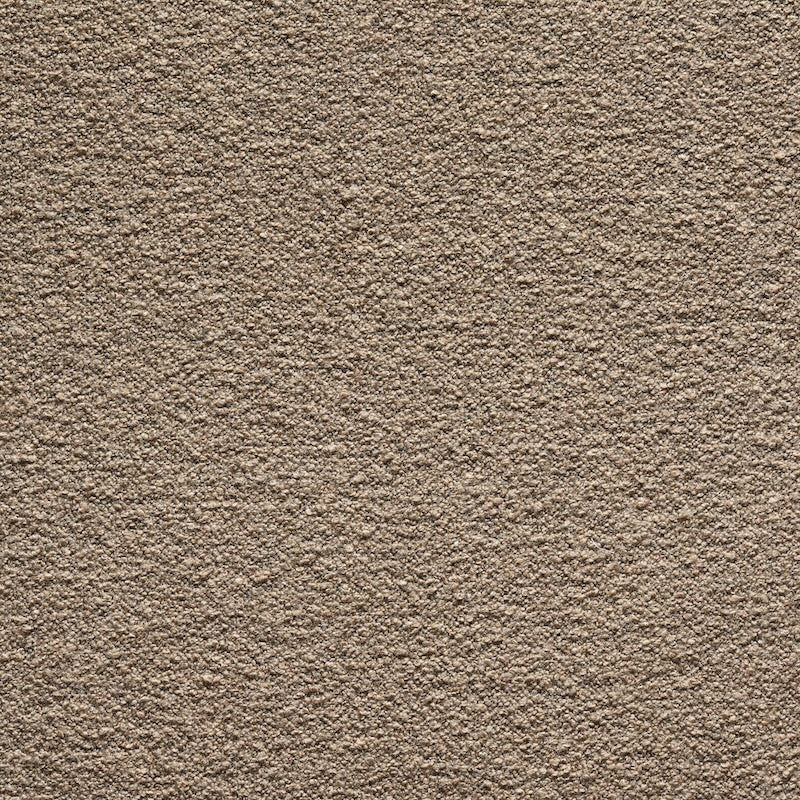 Close-up of a textured, tan Fabric + Leather Swatch by Wooden Stories, featuring a rough, nubby surface that highlights the fibers and weave—ideal for fabric swatches or custom made-to-order requests.