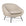 The Ethnicraft Barrow Lounge Chair in Off White features a modern design with a rounded backrest, wide seat cushion, and slim black metal legs for a subtle vintage vibe.