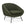 The Barrow Lounge Chair - Pine by Ethnicraft features modern dark green fabric, a curved back and seat, slim black metal legs, and a minimalist design—adding subtle vintage charm to any room.