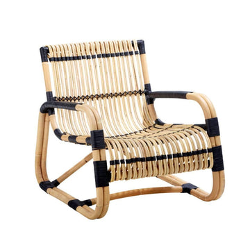 Curve Lounge Chair - Black Bindings / Indoor