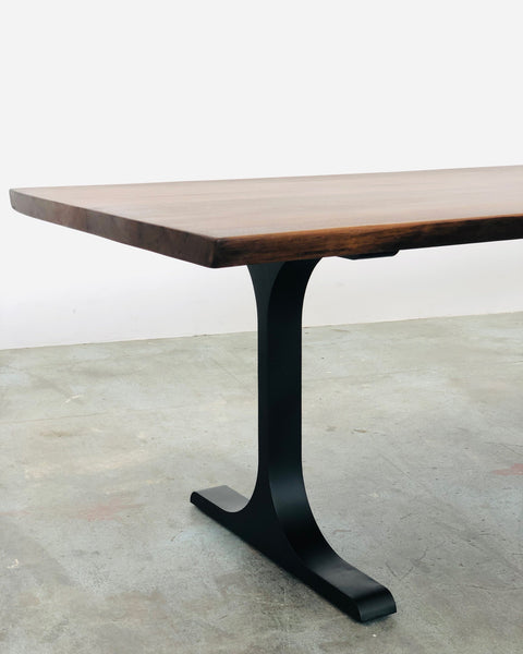 Leviathan Live Edge Dining Table Smoked Acacia