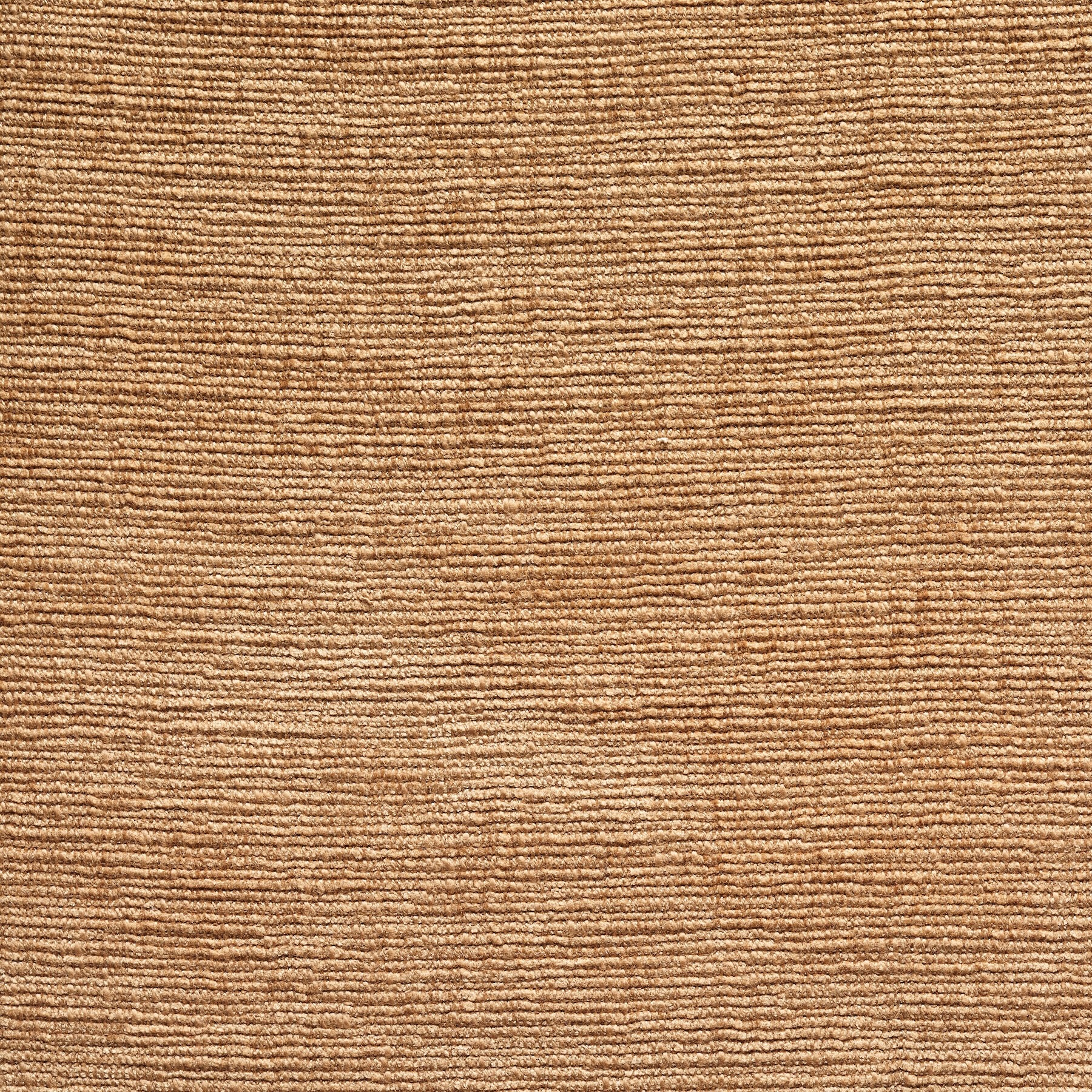 Close-up of a textured, woven surface in natural light brown, resembling jute or sisal. The horizontal, uneven rows create a rustic pattern—ideal as Material Swatches from the Natadora + Tolv collection.