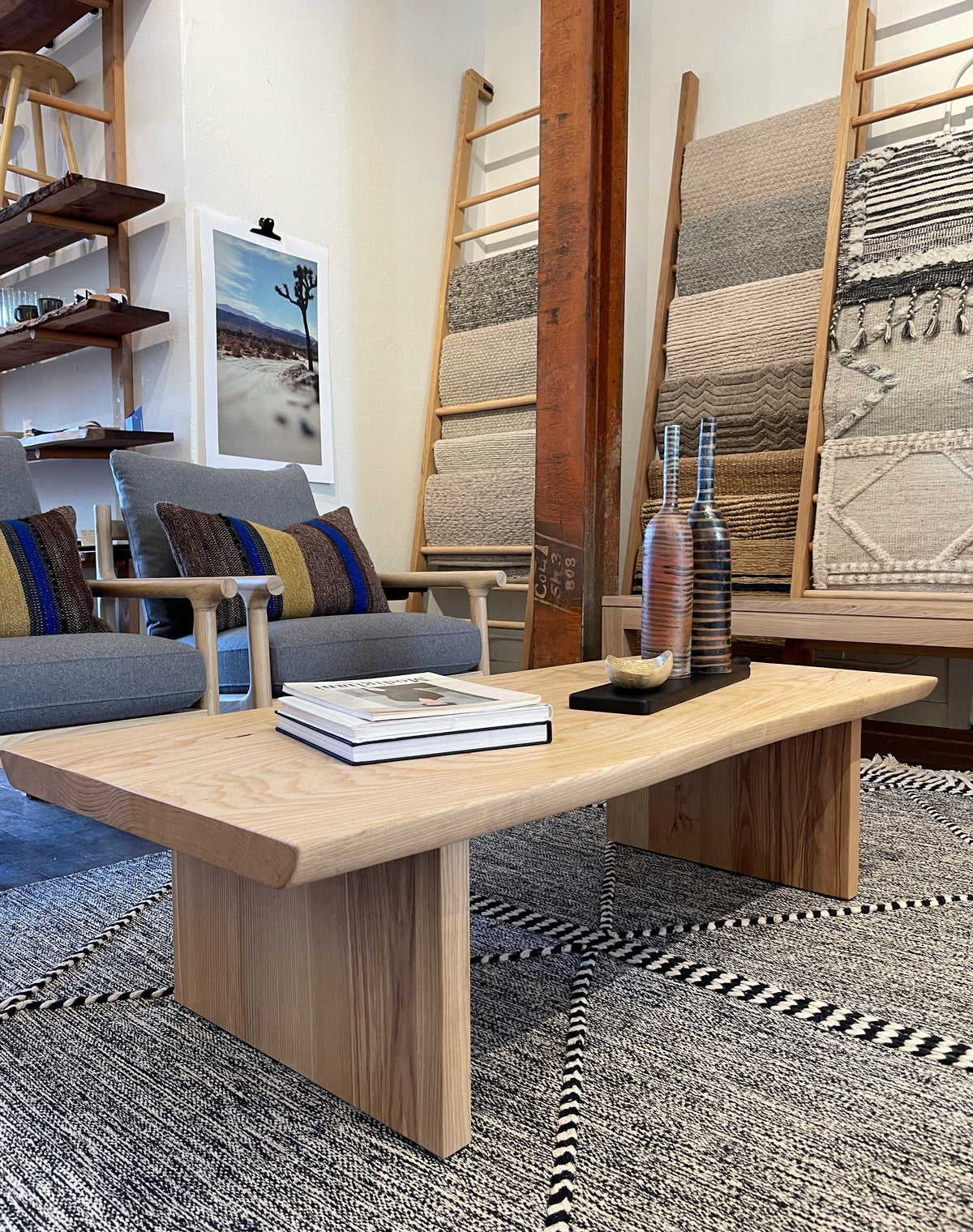 Sofia Live Edge Coffee Table - White Ash – SOBU