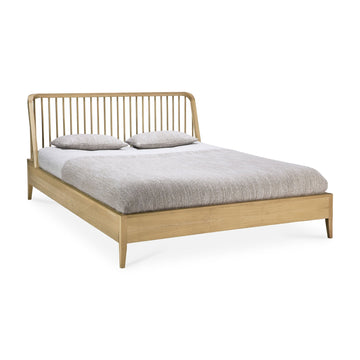 Spindle Bed - Oak