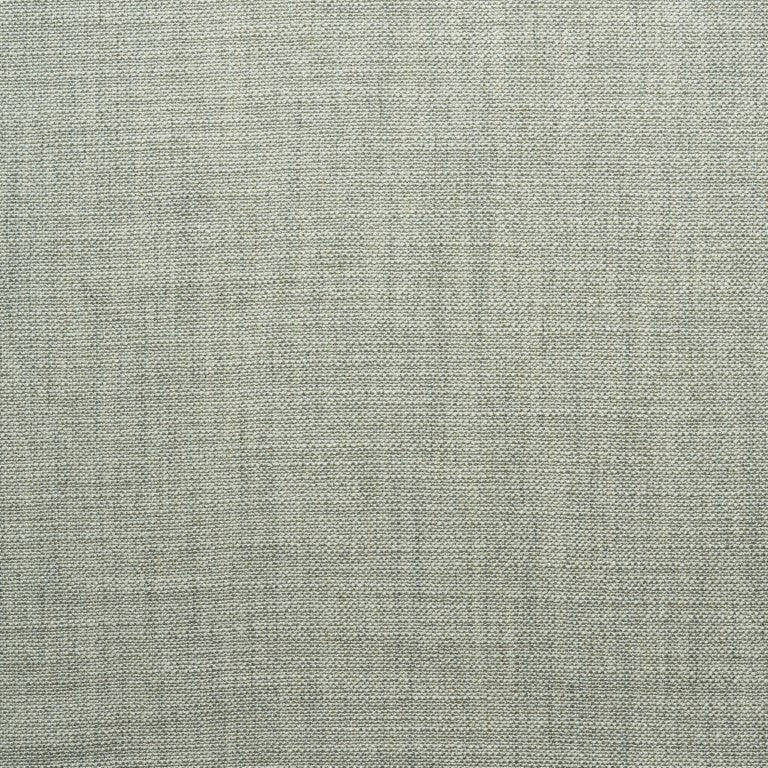 Close-up of light gray fabric from Wooden Stories’ Fabric + Leather Swatches, showing a subtle woven texture. Its smooth, uniform surface suits upholstery or clothing and is available custom made-to-order with sample swatches offered.